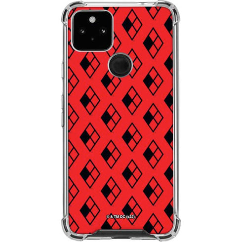 DC Comics Harley Quinn Logo Pattern Pixel Cases